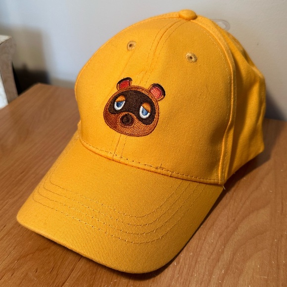 Nintendo Accessories - Yellow Culturefly Animal Crossing Tom Nook SnapBack hat